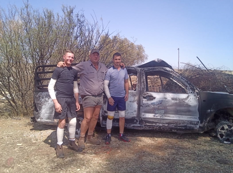 Twee jong Bloemfontein-boere sterk aan ná wonde in veldbrand | News Article