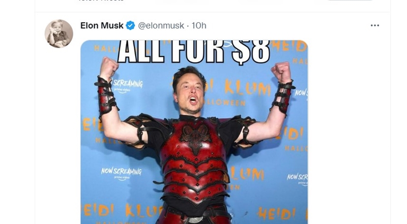 $8 monthly fee for Twitter’s blue tick, says Musk | News Article