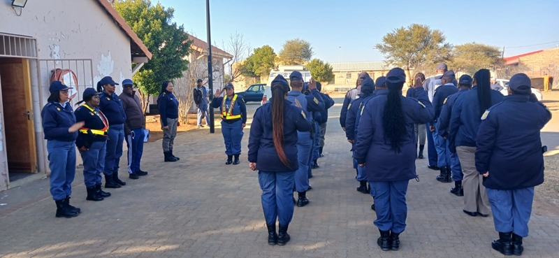 Kimberley women in blue carry out Operation Basadi  | News Article