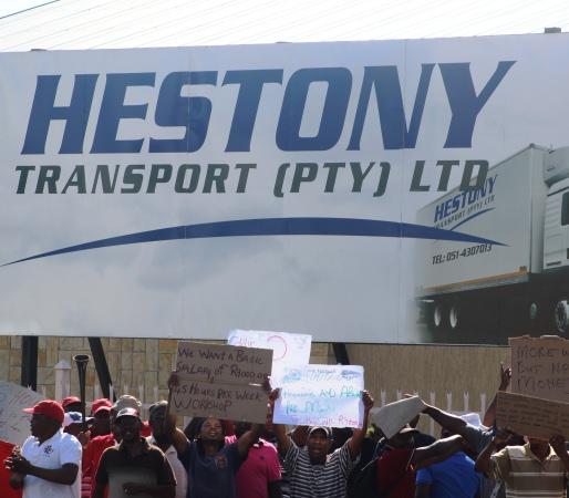 Hestony employees picketing in Bloemfontein | OFM