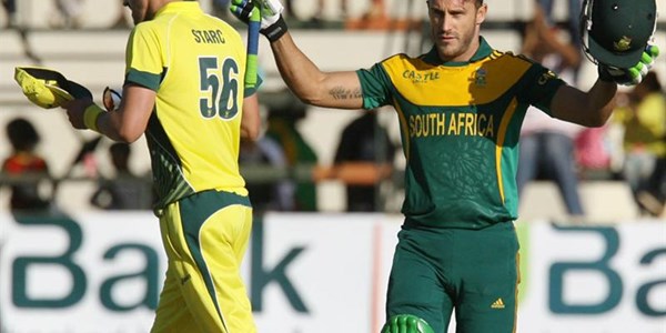 Faf makes it two in two against Australia | News Article