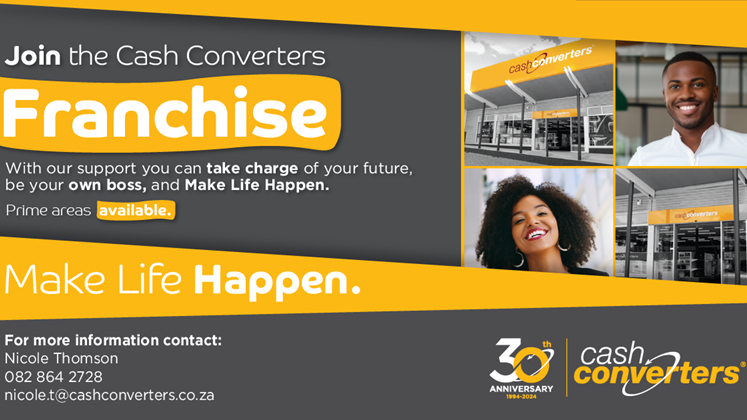 Cash Converters celebrates 30 years of success in South Africa! Cash Converters celebrates 30 years of success in South Africa! | News Article