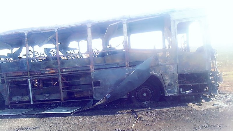 Another North West school bus catches #fire | News Article