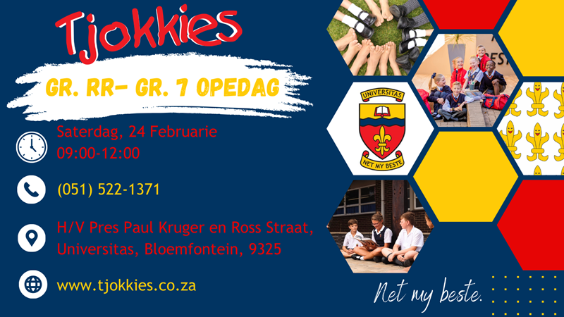 Tjokkies Laerskool: Die regte keuse vir ouers! Tjokkies Laerskool: Die regte keuse vir ouers! | News Article