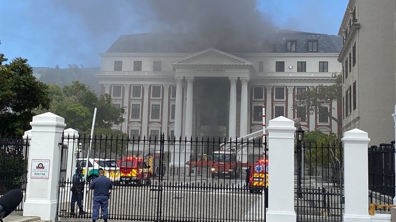 Suspect in Parliament fire entered through a window: Hawks | News Article