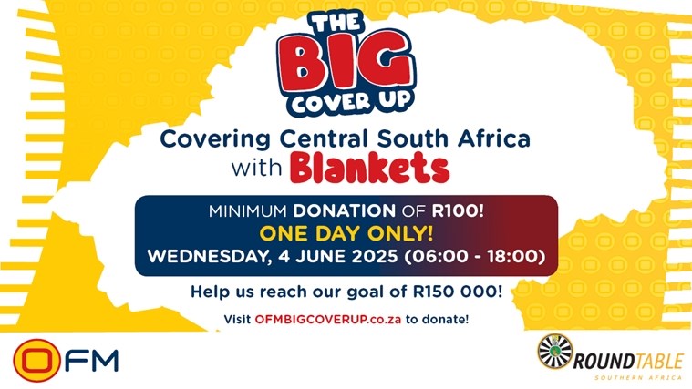 OFM aims to cover Central SA in blankets with THE BIG COVER UP OFM aims to cover Central SA in blankets with THE BIG COVER UP | News Article
