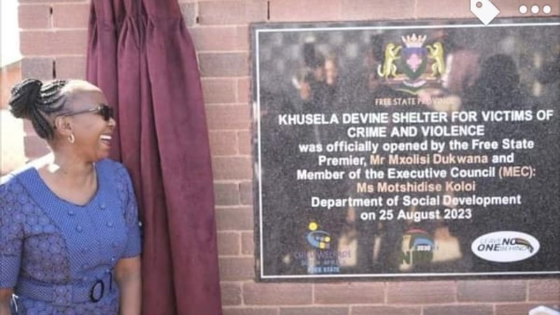 Free State government launched shelter for victims of crime, violence Free State government launched shelter for victims of crime, violence | News Article