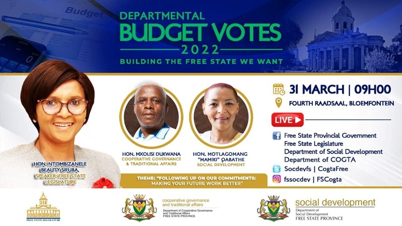 All eyes on Free State Social Development's budget All eyes on Free State Social Development's budget | News Article