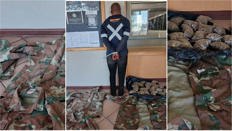 Mans van Postmasburg vas oor dwelms, gesteelde weermaguniforms | News Article