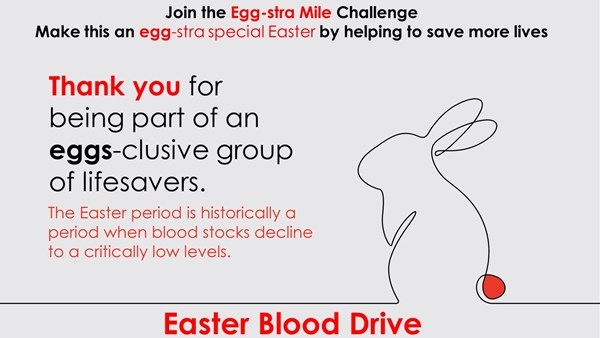 SANBS needs donors this Easter SANBS needs donors this Easter | News Article