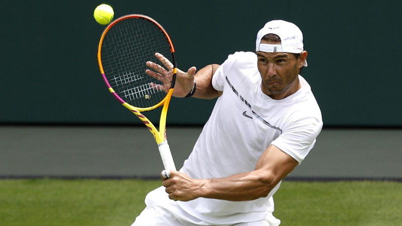 Rafa and Berrettini train on Centre Court in an historic first Rafa and Berrettini train on Centre Court in an historic first | News Article
