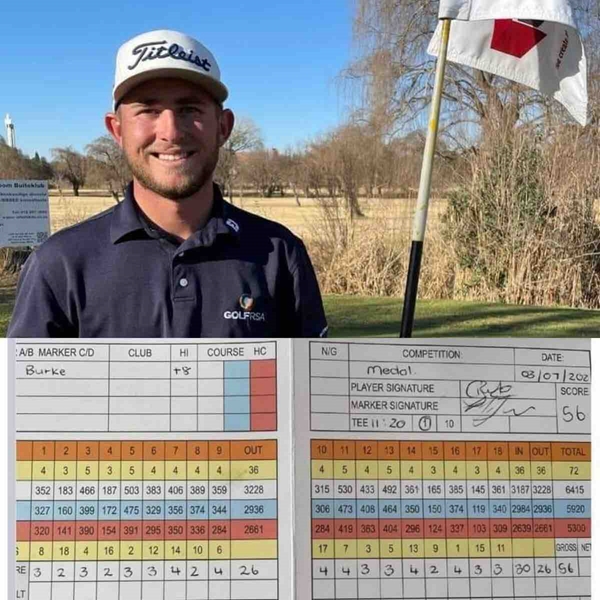 Christian Burke on his incredible golf score | News Article