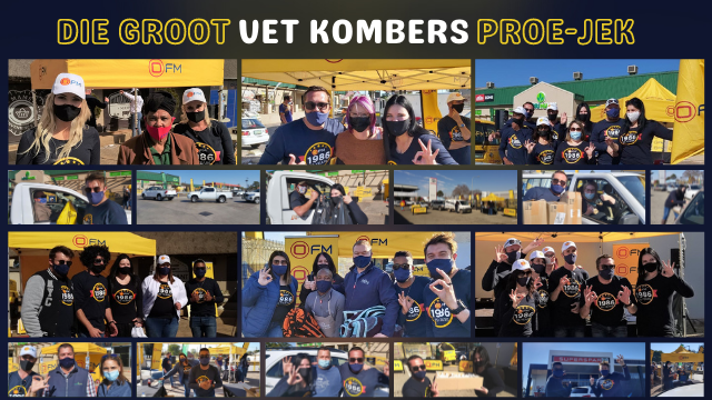 "Groot Vet Kombers Proe-jek" rises to occasion - R450k for charity! "Groot Vet Kombers Proe-jek" rises to occasion - R450k for charity! | News Article