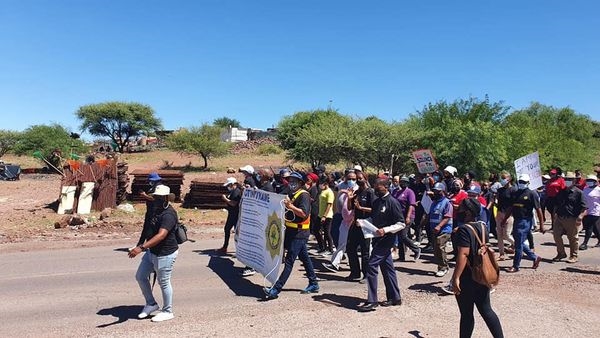Postmasburg SAPS embarked on #GBV march | News Article