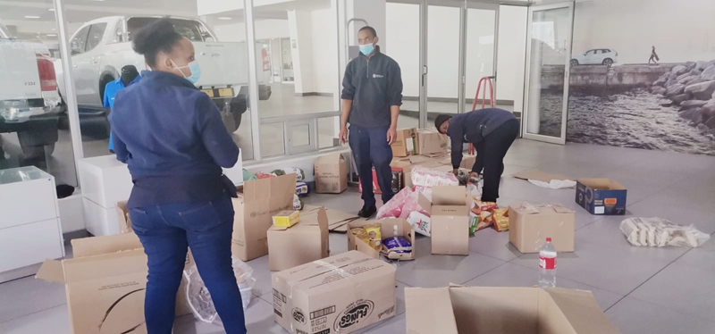 Volvo Bfn op pad na KZN met skenkings | News Article
