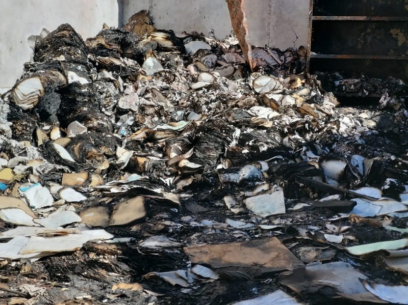 Police deny official documents were burned - PHOTO GALLERY | News Article