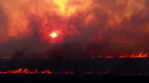 Raging wildfires cause delays on Free State roads Raging wildfires cause delays on Free State roads | News Article