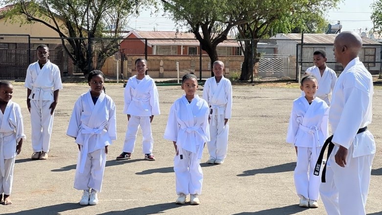 Karate school for youth open for business in Galeshewe, Kimberley | News Article