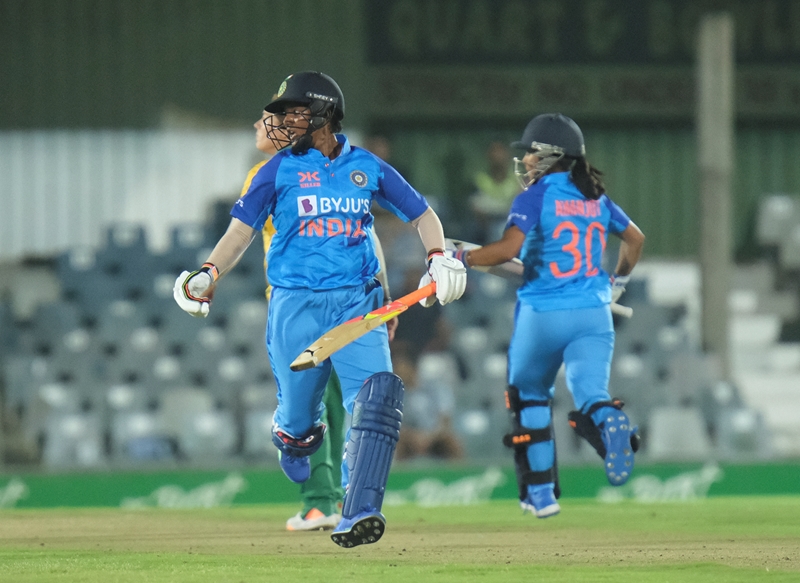 India draws first blood in Women's T20I tri-series | News Article