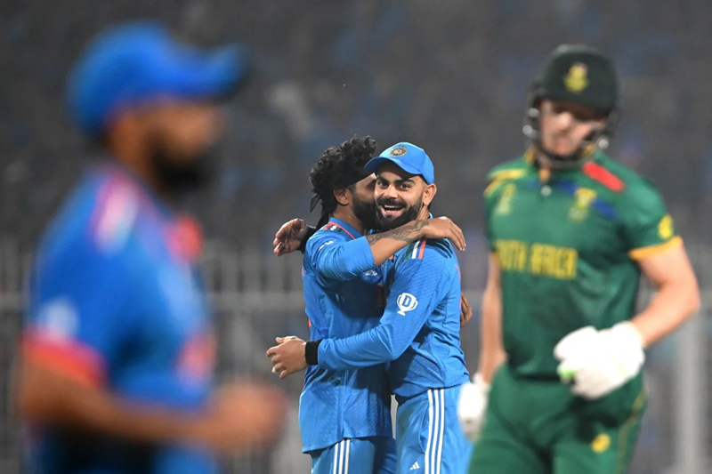 Proteas stumble against India, but still through to the semis | News Article