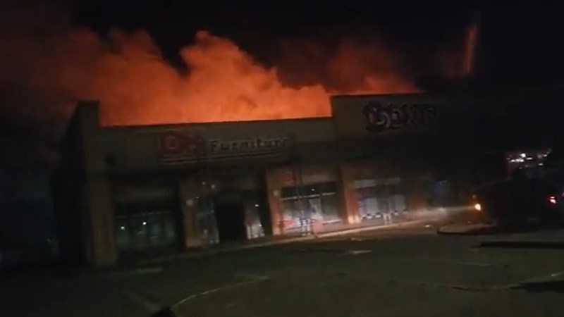 Arson suspected after fire at Taung Mall | News Article