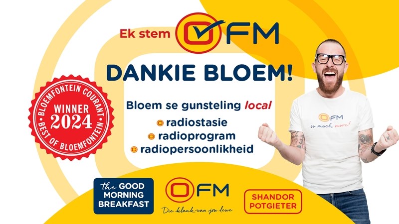 OFM dominates at Best of Bloemfontein Readers’ Choice Awards 2024 | News Article