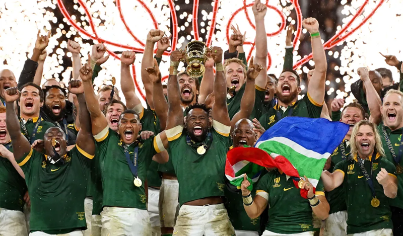 Springboks thank South Africa for history-making RWC victory | OFM