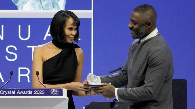 Idris Elba back at Davos advocating for farmers in Africa | News Article
