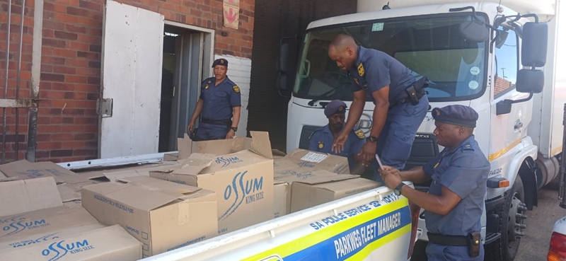 R1.9 m’s cigarettes seized in Bloemfontein; suspect expected in court | News Article