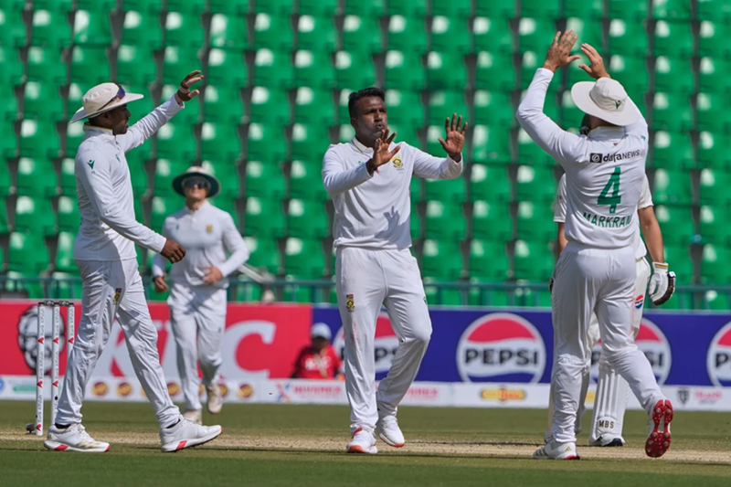 Muthusamy returns career-best figures on day two in Lahore | News Article