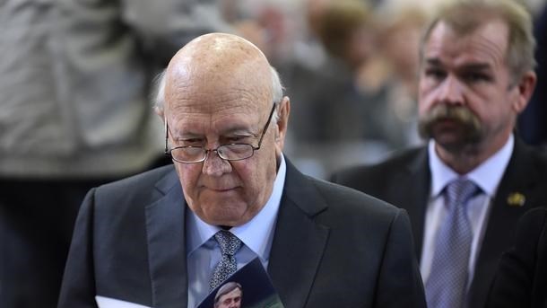 Government to hold state memorial for FW de Klerk | News Article