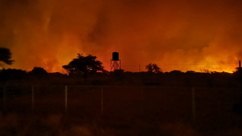 Verwoestende veldbrande hou groot finansiële implikasies vir boere in  | News Article