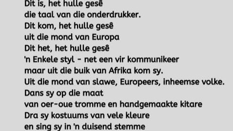Afrikaanse Taaldag herdenk 147 jaar   | News Article