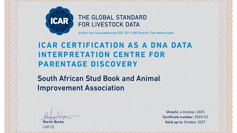 SA Stamboek lei Afrika in gevorderde DNS-tegnologie | News Article