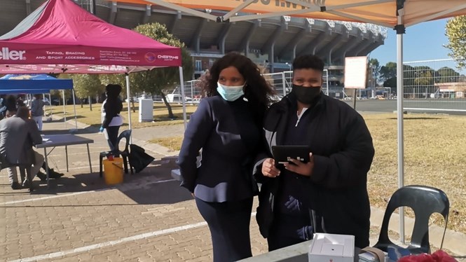 Drive through to get vaccinated at Cheetahs' playground - FS Health Department | News Article