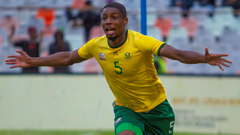 Dlamini and Okon fire Bafana to victory in Bloemfontein Dlamini and Okon fire Bafana to victory in Bloemfontein | News Article