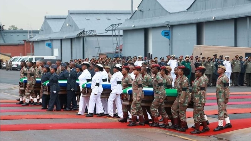 Aggrieved SANDF families finally prepare to bury loved ones | News Article