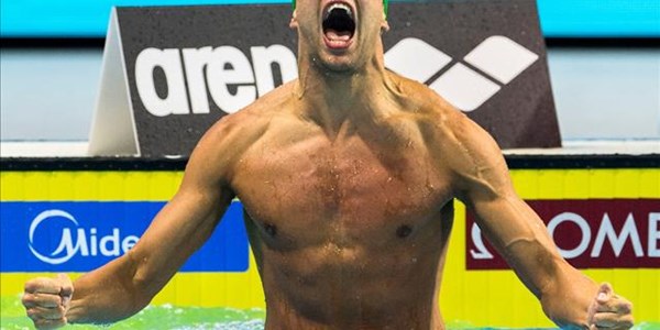Le Clos shatters 100m butterfly short course world record | News Article