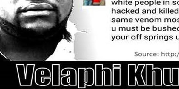Khumalo deletes 'racist' Facebook page Khumalo deletes 'racist' Facebook page | News Article