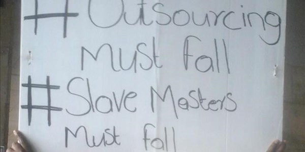 Disgruntled UFS workers want outsourcing to stop immediately | News Article