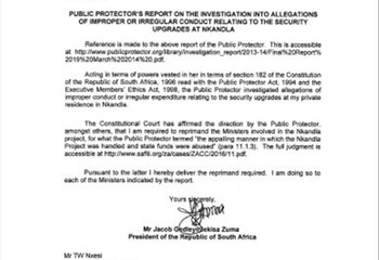 zuma letter reprimand Maimane Nkandla âreprimandâ Zumaâs letters joke: a OFM zuma letter reprimand Maimane Nkandla âreprimandâ Zumaâs letters joke: a OFM