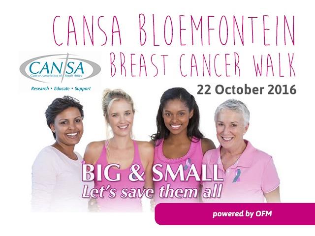 CANSA Bloemfontein Breast Cancer Walk 2016 powered by OFM