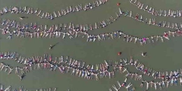 New world record set for human floating   | News Article