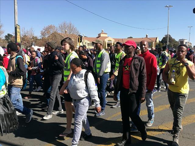 #UFSSafetyMarch: Students tired of being victims of crime | News Article