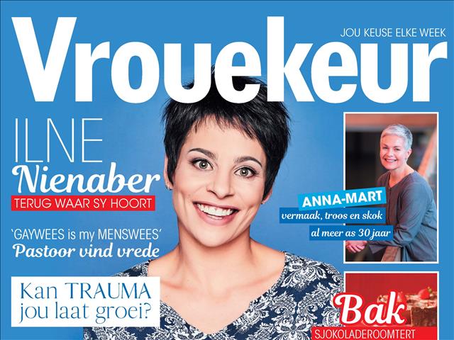 Vrouekeur - Die een met Ilne Nienaber die voorblad  | News Article