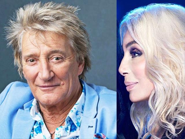 Pop legends Rod Stewart and Cher duke it out for Number 1 album | OFM