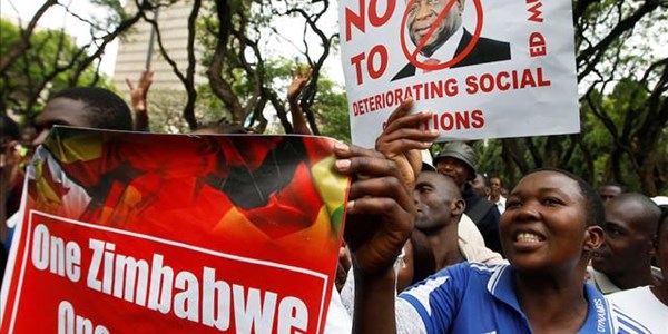 Thousands at Zimbabwe's first anti-government rally since crackdown | News Article
