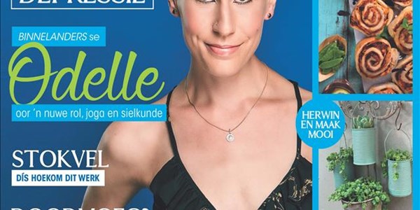 Vrouekeur - Die een met Odelle de Wet (Binnelanders) op die voorblad Vrouekeur - Die een met Odelle de Wet (Binnelanders) op die voorblad | News Article