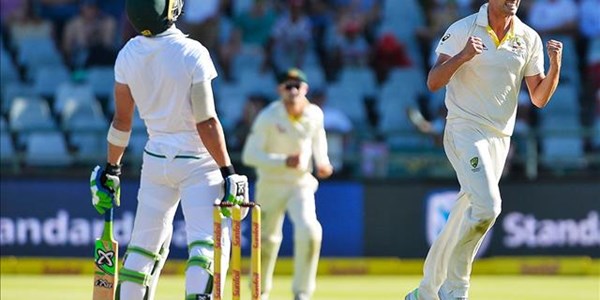 Cummins rocks the boat after Elgar gives Proteas strong start | News Article