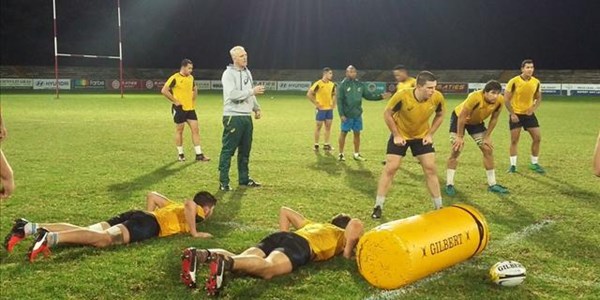 Junior Boks back to business at holding camp | News Article